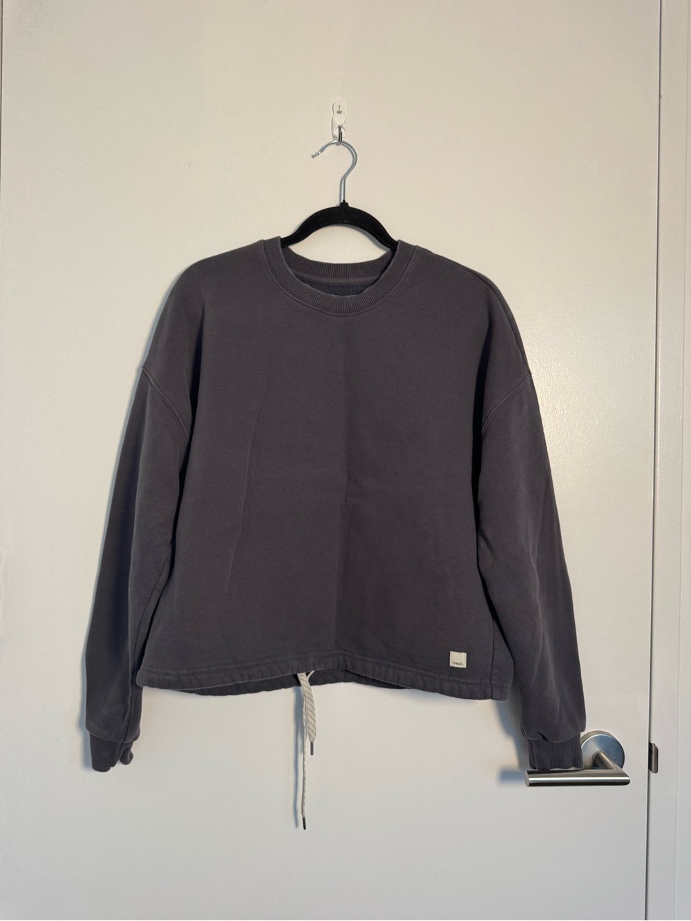 Vuori Purple/Charcoal Crewneck Sweatshirt